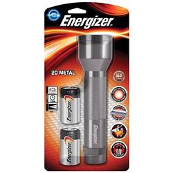 Foto van Energizer zaklamp metal led 2d, inclusief 2 d batterijen, op blister