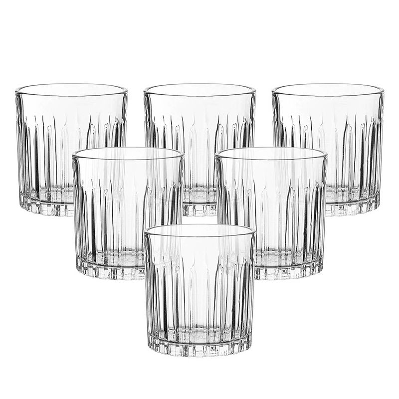 Foto van Luxe gin tonic glazen - drinkglazen - waterglazen - whiskyglazen - drinkglas premium kwaliteit set van 6 - 310ml