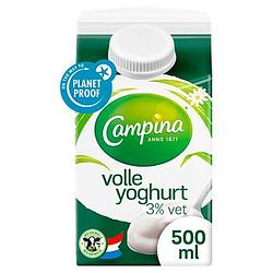 Foto van Campina volle yoghurt 500ml bij jumbo