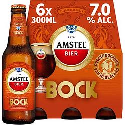 Foto van Amstel bock fles 6x330ml bij jumbo