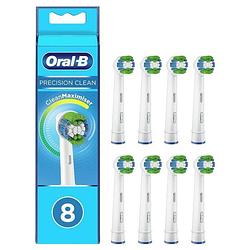 Foto van Oral-b precision clean clean maximiser vervangende opzetborstels, voor elektrische tandenborstel, 8 stuks