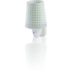 Foto van Dalber nachtlamp vichy 14 cm groen