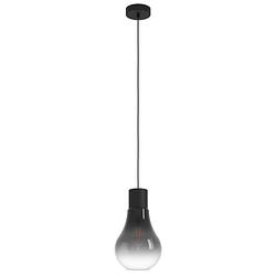 Foto van Eglo chasely hanglamp - e27 - ø 20 cm - zwart