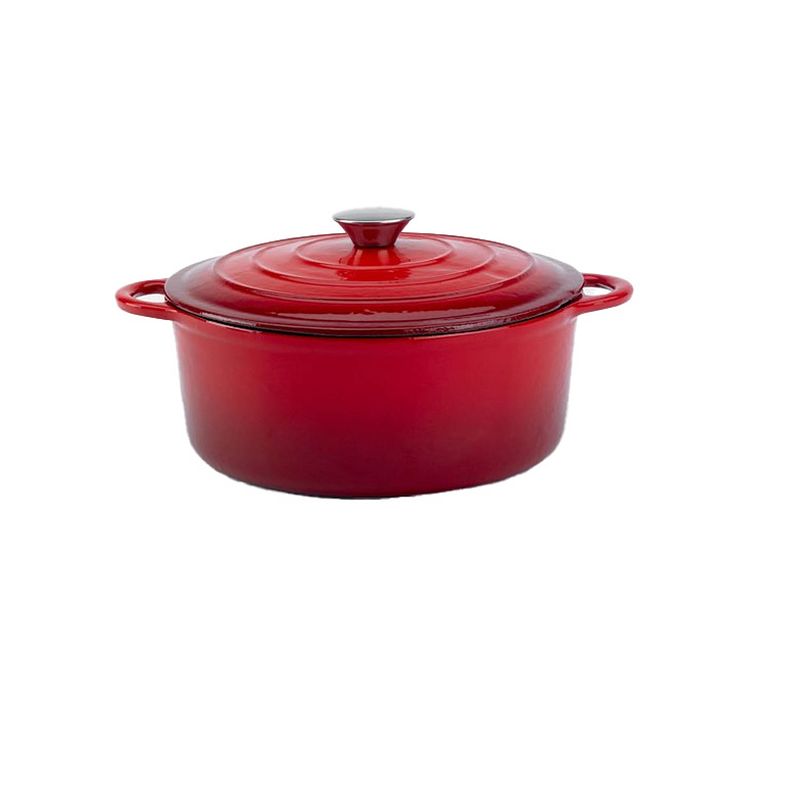 Foto van Relance ma mère braadpan - rood - 24 cm - gietijzer