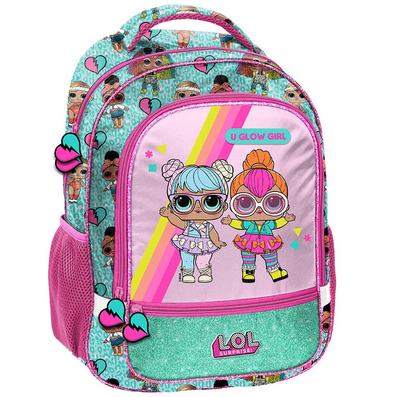 Foto van Lol surprise! rugzak, u glow girl - 41 x 31 x 15 cm - polyester