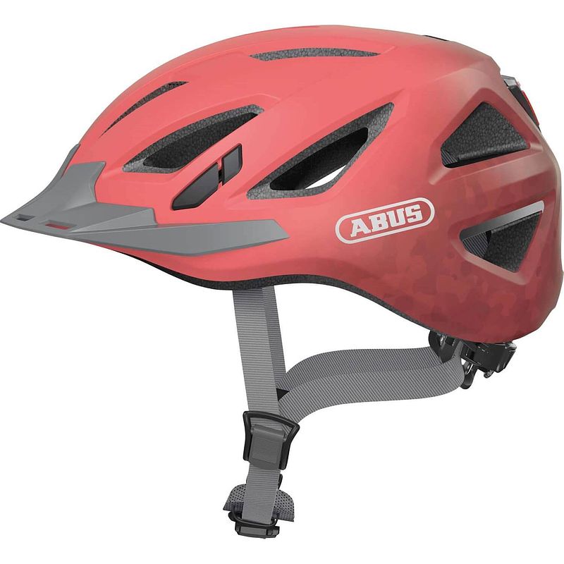 Foto van Abus helm urban-i 3.0 living coral m 52-58cm