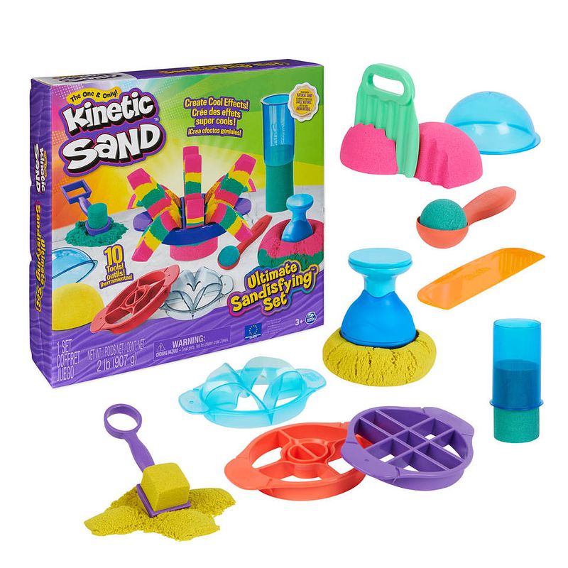 Foto van Kinetic sand ultieme sandisfying speelzand set