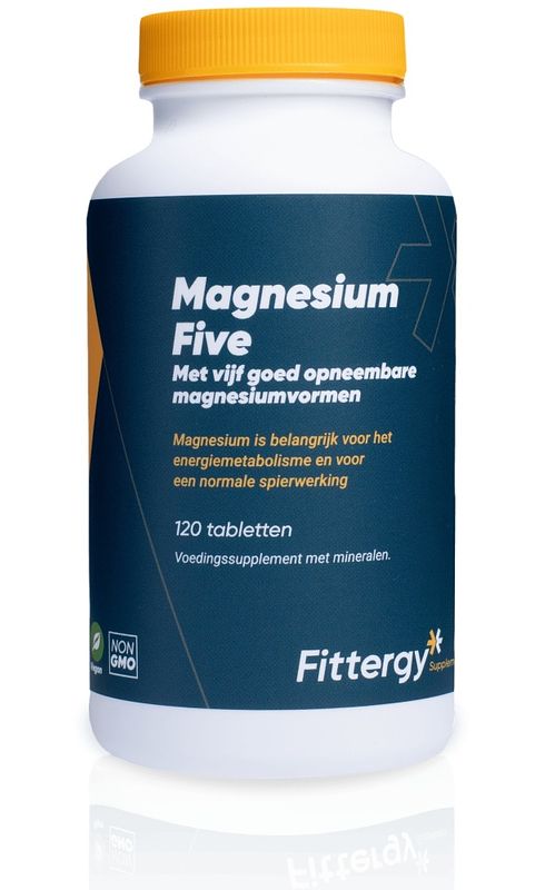 Foto van Fittergy magnesium five tabletten