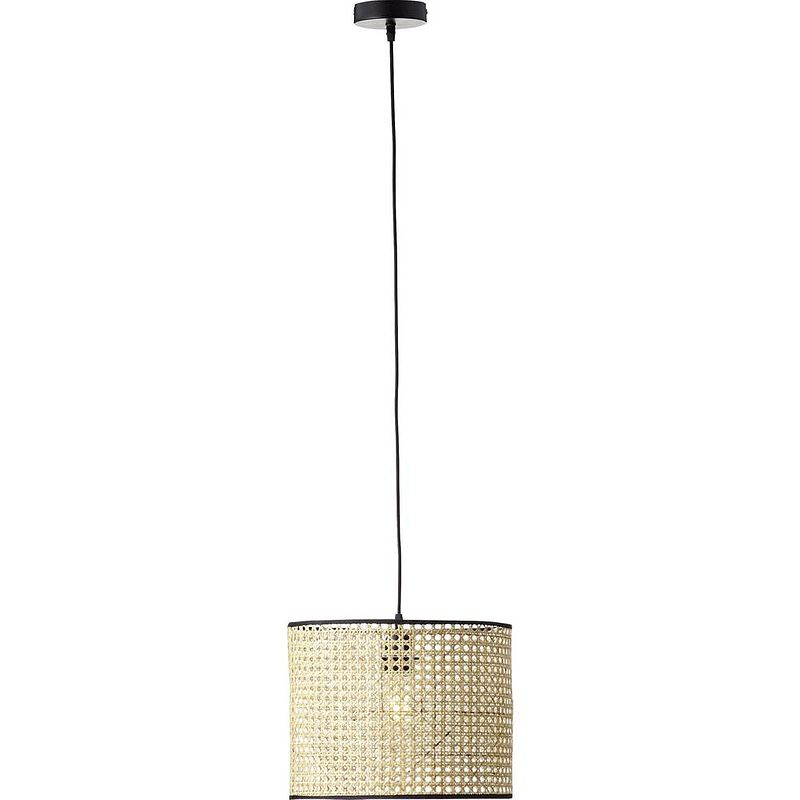 Foto van Brilliant 99090/09 wiley hanglamp e27 60 w hout