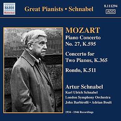 Foto van Schnabel plays mozart - cd (0747313329427)