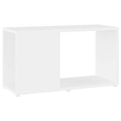 Foto van The living store tv kast - wit - 60 x 24 x 32 cm - hoogwaardig bewerkt hout