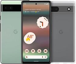 Foto van Google pixel 6a 128gb groen 5g + just in case soft back cover transparant