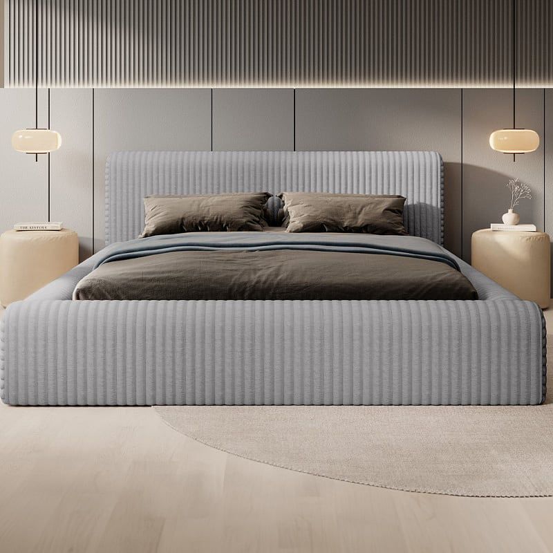 Foto van 2-persoons boxspring met opbergruimte vana - grijs 160x200 cm - pocketvering - inclusief topper - dekbed-discounter.nl