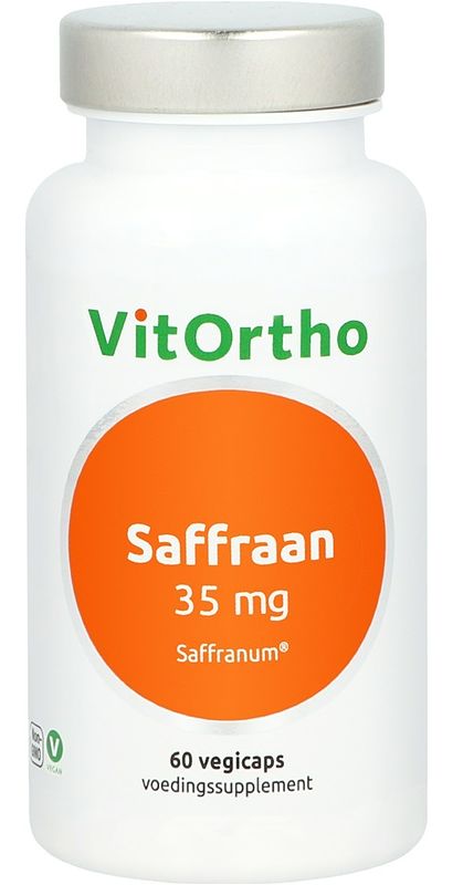 Foto van Vitortho saffraan 35mg capsules