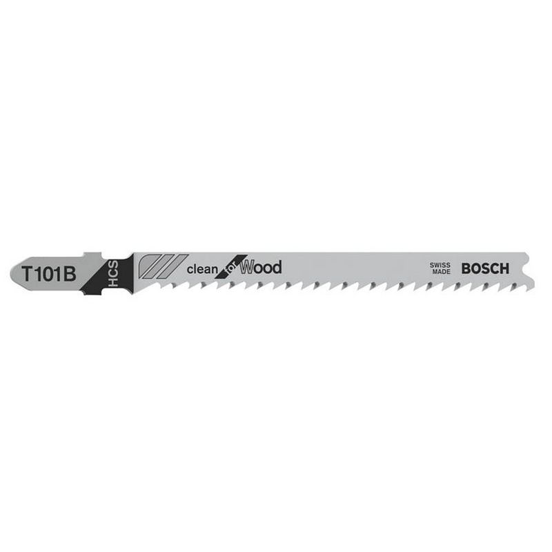 Foto van Bosch accessories 2608630030 decoupeerzaagblad t 101 b, clean for wood, verpakking van 5 stuks 5 stuk(s)