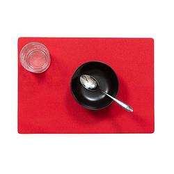 Foto van Wicotex-placemats uni rood-placemat easy to clean 12stuks