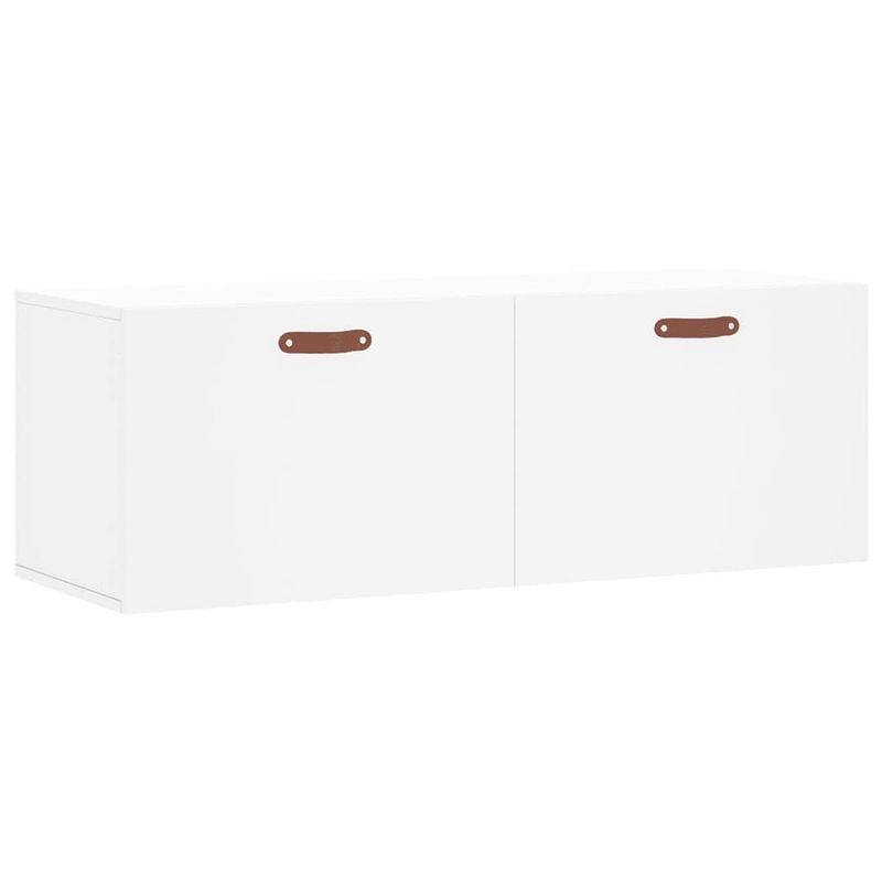 Foto van The living store zwevende wandkast - 100 x 36.5 x 35 cm - wit