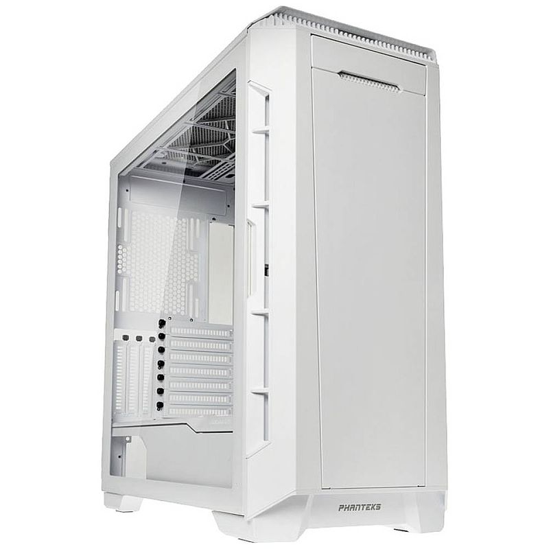 Foto van Phanteks eclipse p600s silent midi-tower behuizing, gaming-behuizing wit 3 voorgeïnstalleerde ventilators, geluidsdemping, zijvenster, stoffilter