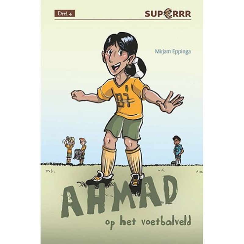 Foto van Ahmad op het voetbalveld - superrr