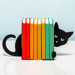 Foto van Verstopte kat boekensteun (set van 2)