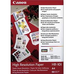 Foto van Canon high resolution paper hr-101n 1033a002 fotopapier din a4 106 g/m² 50 vellen mat