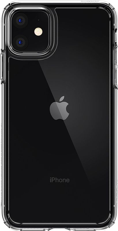 Foto van Spigen ultra hybrid apple iphone 11 back cover transparant