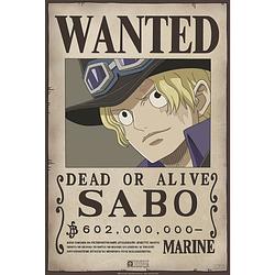 Foto van Abystyle one piece wanted sabo poster 35x52cm