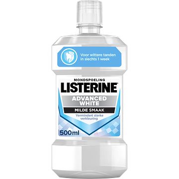 Foto van Listerine advanced white mondspoeling 500ml bij jumbo