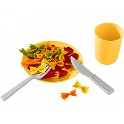 Foto van Haba servies lunchset pastapan junior 12 cm geel