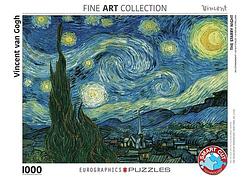 Foto van Starry night - vincent van gogh (1000 stukjes) fine art collection - puzzel;puzzel (0628136612043)