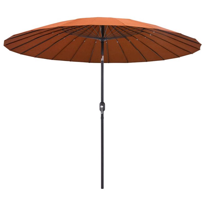 Foto van Vidaxl parasol met aluminium paal 270 cm terracottakleurig