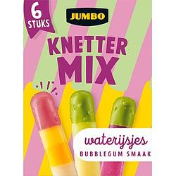 Foto van Jumbo knettermix waterijsjes 6 stuks 286g