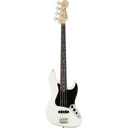 Foto van Fender american performer jazz bass arctic white rw met gigbag