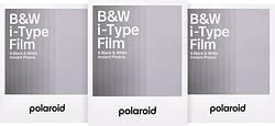 Foto van Polaroid b&w instant film for i-type (3 stuks)