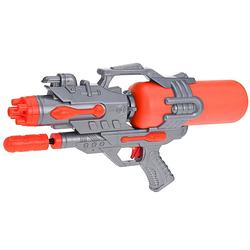 Foto van 1x waterpistolen/waterpistool oranje van 46 cm kinderspeelgoed - waterpistolen