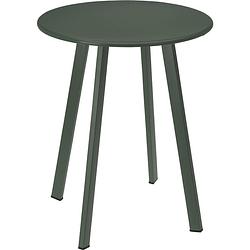 Foto van Tafel rond 40 cm mat groen