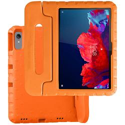 Foto van Basey lenovo tab p11 hoes - lenovo tab p11 kinderhoes - kindvriendelijke lenovo tab p11 cover kids case oranje