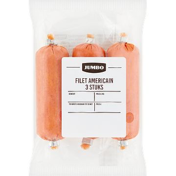 Foto van Jumbo filet americain 3 x 35g