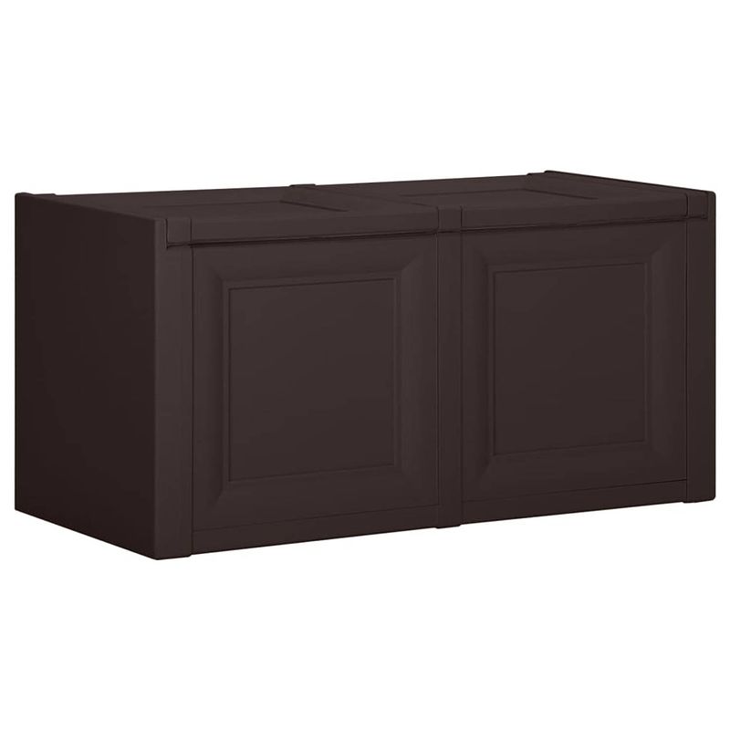 Foto van Vidaxl kussenbox 85 l 86x40x42 cm bruin