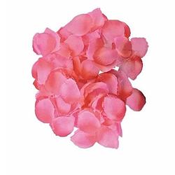 Foto van Roze rozenblaadjes 144 stuks - rozenblaadjes / strooihartjes