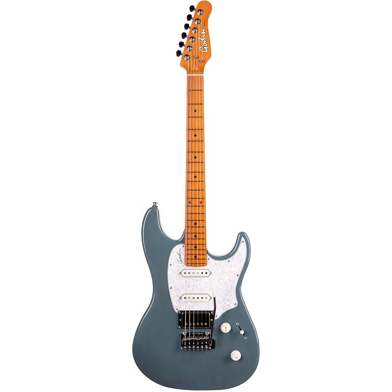 Foto van Godin session t-pro arctik blue mn elektrische gitaar met gigbag