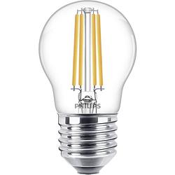 Foto van Philips lighting 76231500 led-lamp energielabel e (a - g) e27 kogel 6.5 w = 60 w warmwit (ø x l) 4.5 cm x 7.8 cm 1 stuk(s)