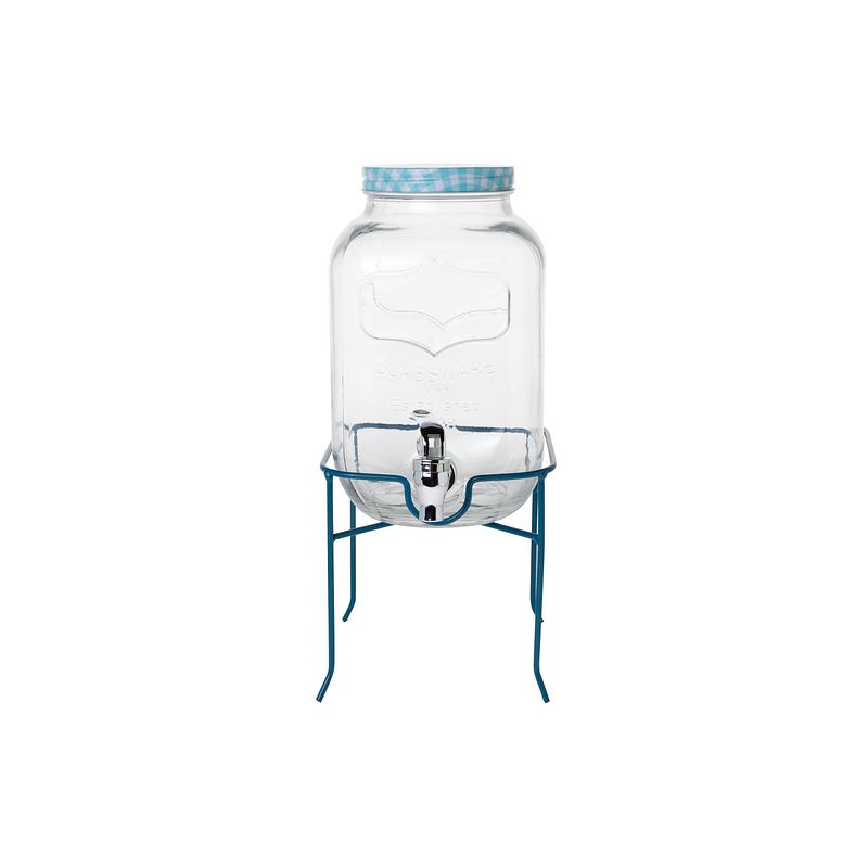 Foto van Cosy&trendy sapdispenser op standaard - 4,5 liter - blauw