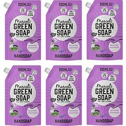 Foto van Marcel'ss green soap handsoap lavender & rosemary refill 500ml bij jumbo