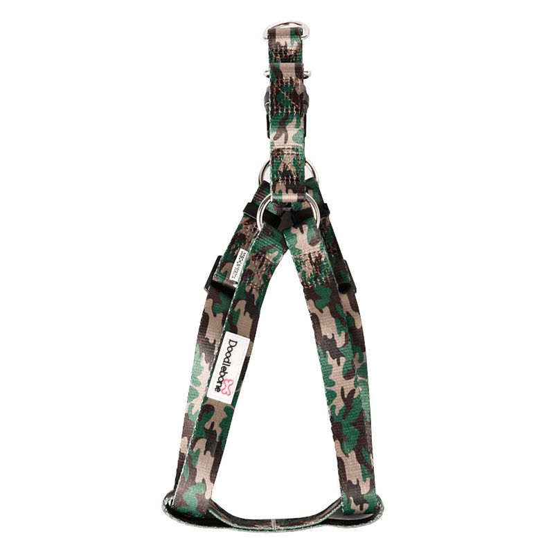 Foto van Doodlebone hondentuig bold 30 x 40 cm nylon camouflage