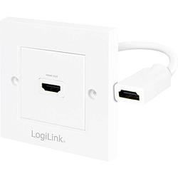 Foto van Logilink ah0014 hdmi adapter [1x hdmi-bus - 1x hdmi-bus] wit