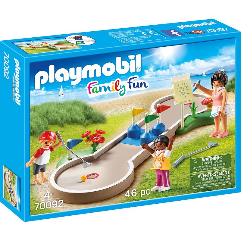 Foto van Playmobil family fun minigolf 70092