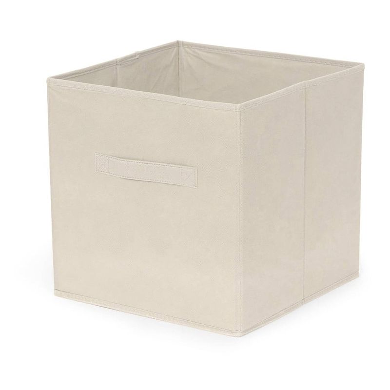 Foto van Compactor opvouwbare opbergdoos 31 x 31 cm karton beige