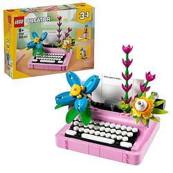 Foto van Lego creator 3-in-1 typemachine met bloemen 31169