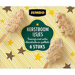 Foto van Jumbo kerstboom ijsjes 6 stuks